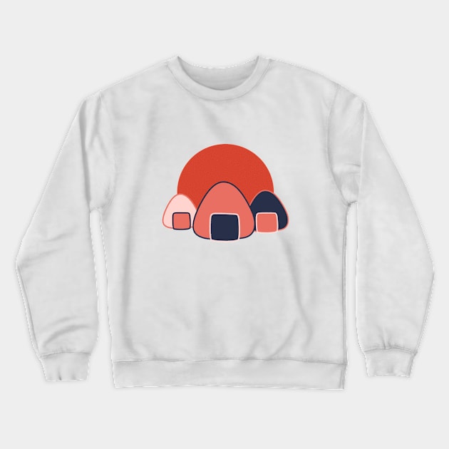 Onigiri circle Crewneck Sweatshirt by Khannoli